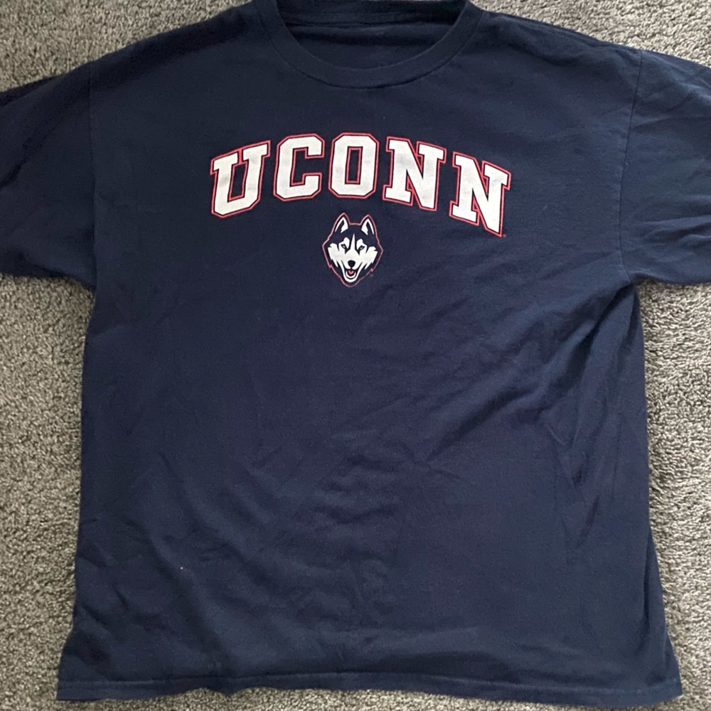 Navy Blue Uconn T shirt